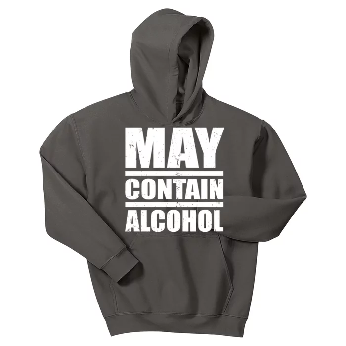 May Contain Alcohol Kids Hoodie