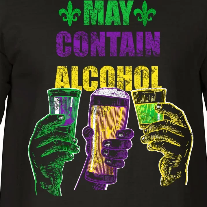 May Contain Alcohol Mardi Gras Comfort Colors T-Shirt