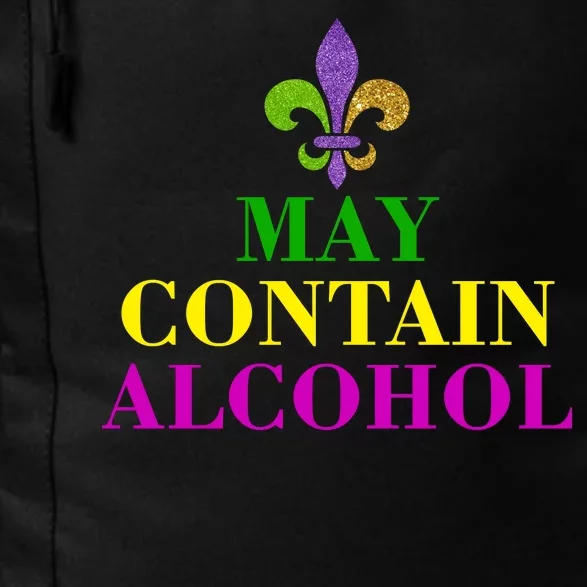 May Contain Alcohol Mardi Gras Spaid Daily Commute Backpack