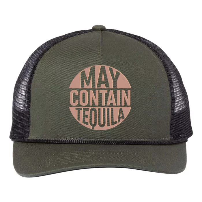 May Contain Tequila Retro Rope Trucker Hat Cap