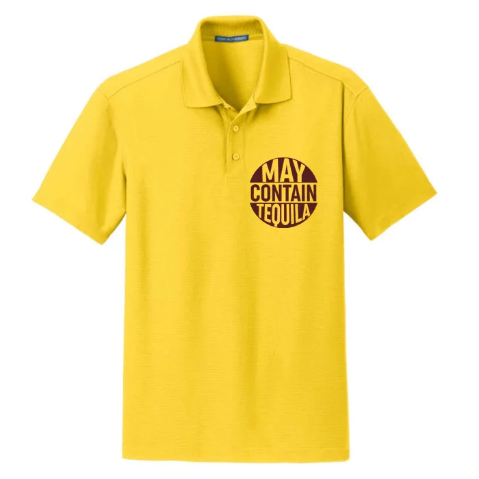 May Contain Tequila Dry Zone Grid Performance Polo