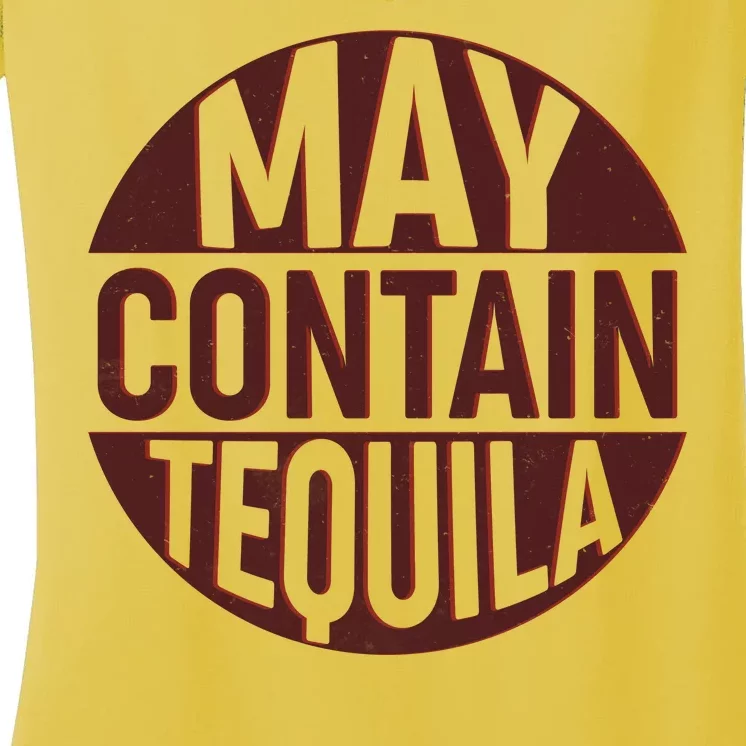 May Contain Tequila Women's V-Neck T-Shirt