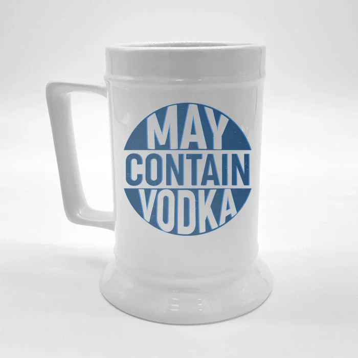 May Contain Vodka Front & Back Beer Stein