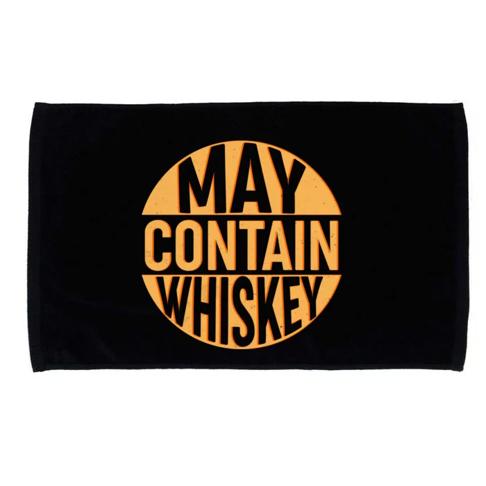 May Contain Whiskey Microfiber Hand Towel