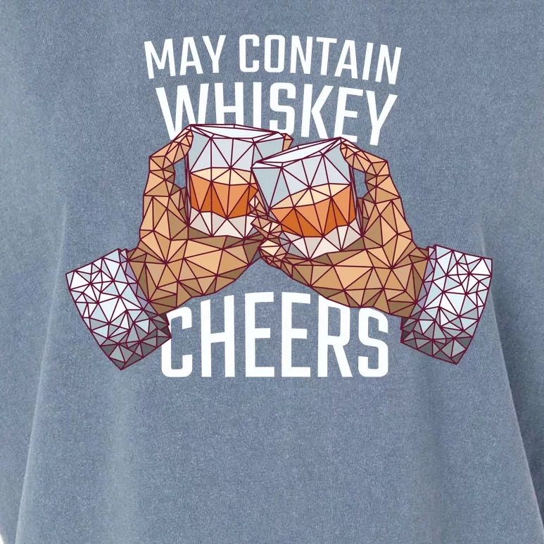 May Contain Whiskey Cheers Garment-Dyed Women's Muscle Tee