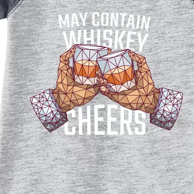 May Contain Whiskey Cheers Infant Baby Jersey Bodysuit