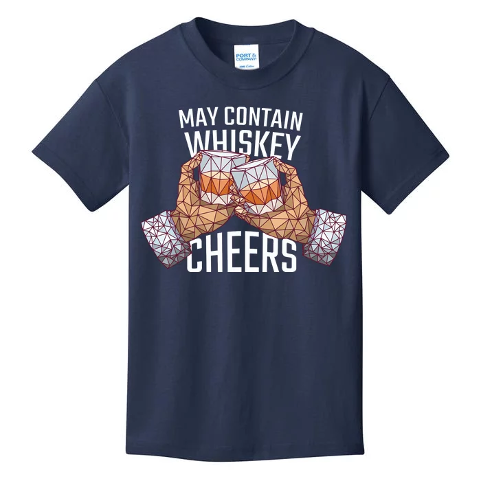 May Contain Whiskey Cheers Kids T-Shirt