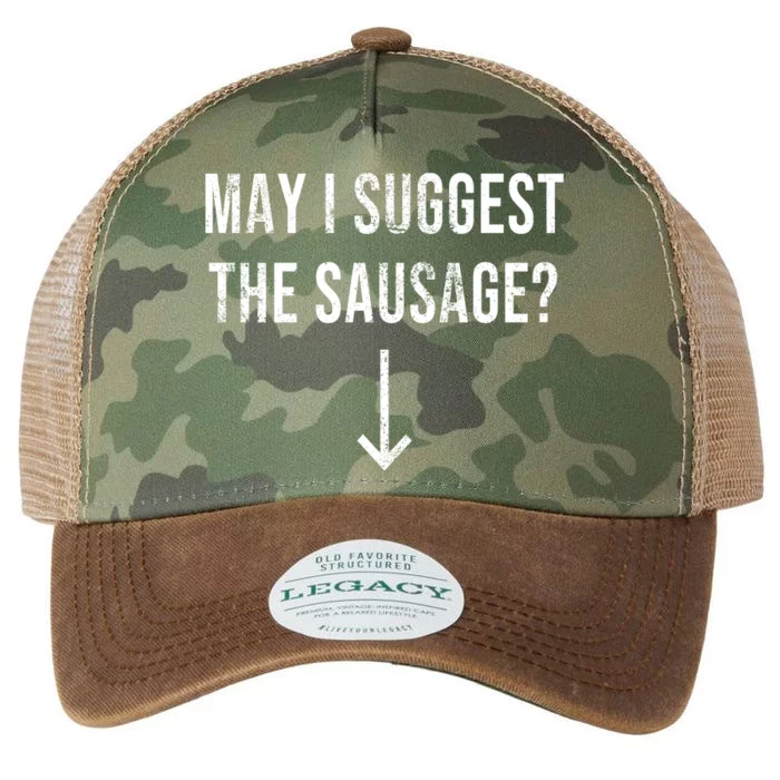 May I Suggest The Sausage Funny Legacy Tie Dye Trucker Hat