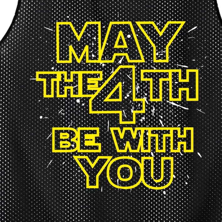 May the 4th Be With You Mesh Reversible Basketball Jersey Tank