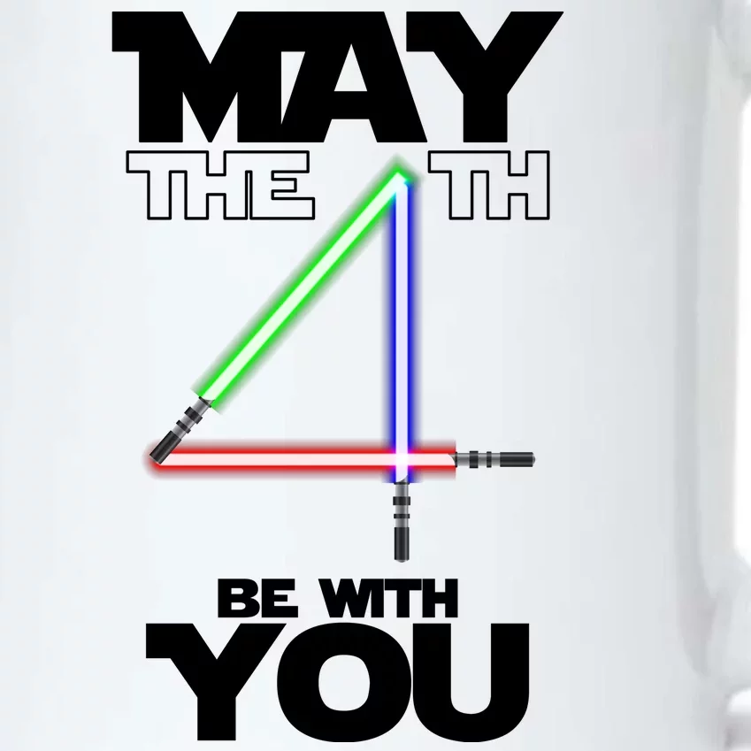 May The 4th Be With You Lightsaber Black Color Changing Mug