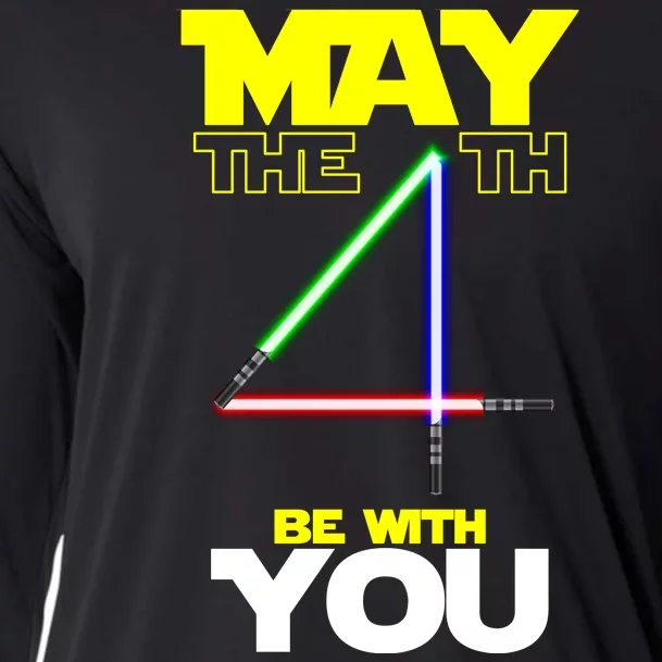 May The 4th Be With You Lightsaber Cooling Performance Long Sleeve Crew