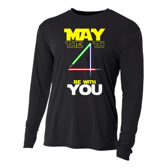 May The 4th Be With You Lightsaber Cooling Performance Long Sleeve Crew