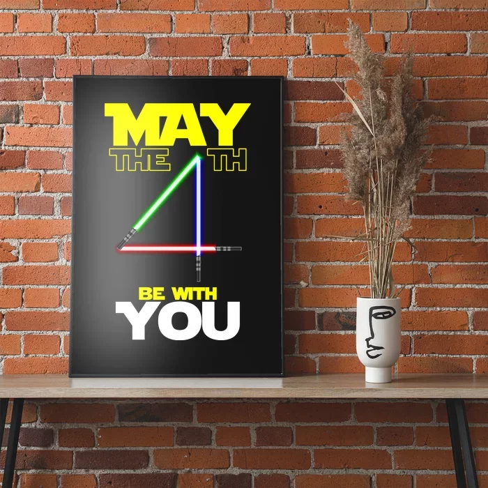 May The 4th Be With You Lightsaber Poster