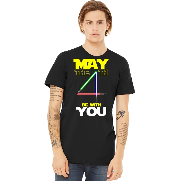 May The 4th Be With You Lightsaber Premium T-Shirt