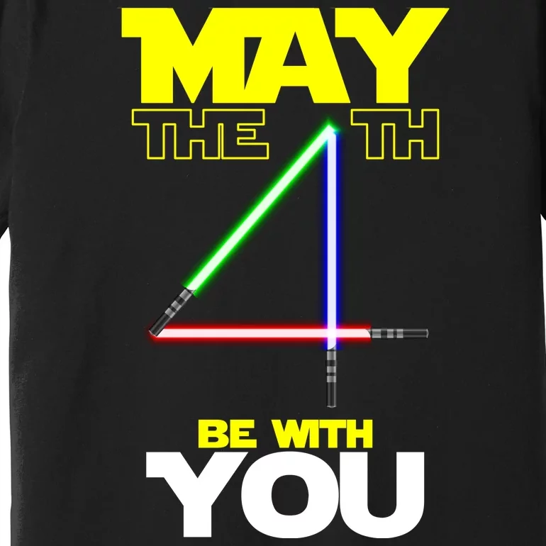 May The 4th Be With You Lightsaber Premium T-Shirt