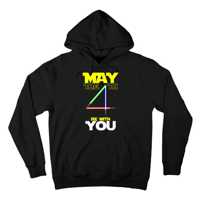 May The 4th Be With You Lightsaber Tall Hoodie