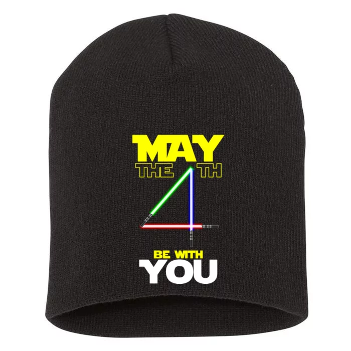 May The 4th Be With You Lightsaber Short Acrylic Beanie