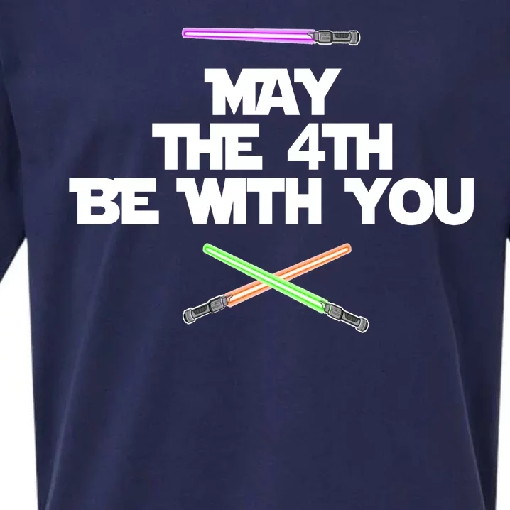 May The 4th Be With You Lightsabers Sueded Cloud Jersey T-Shirt