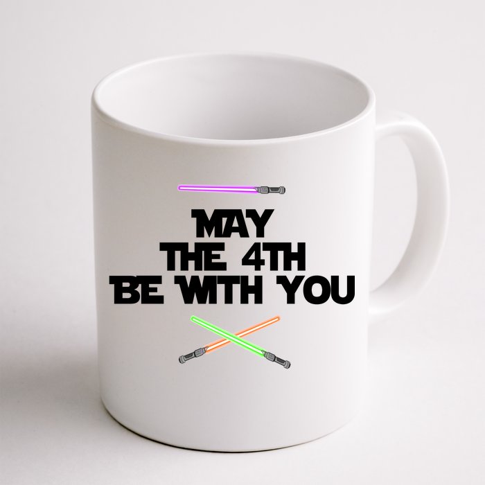 May The 4th Be With You Lightsabers Front & Back Coffee Mug