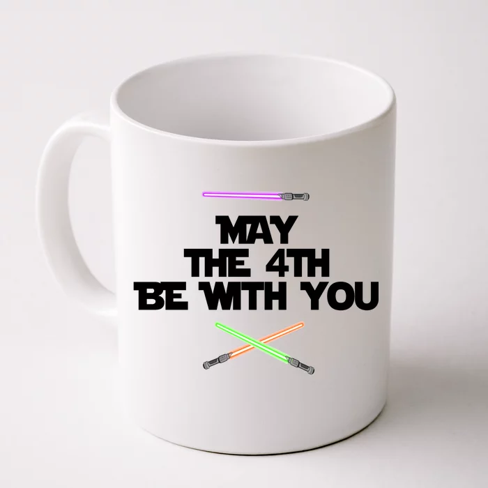 May The 4th Be With You Lightsabers Front & Back Coffee Mug