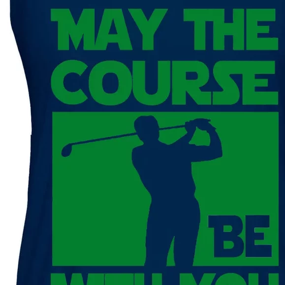 May The Course Be With You Ladies Essential Flowy Tank