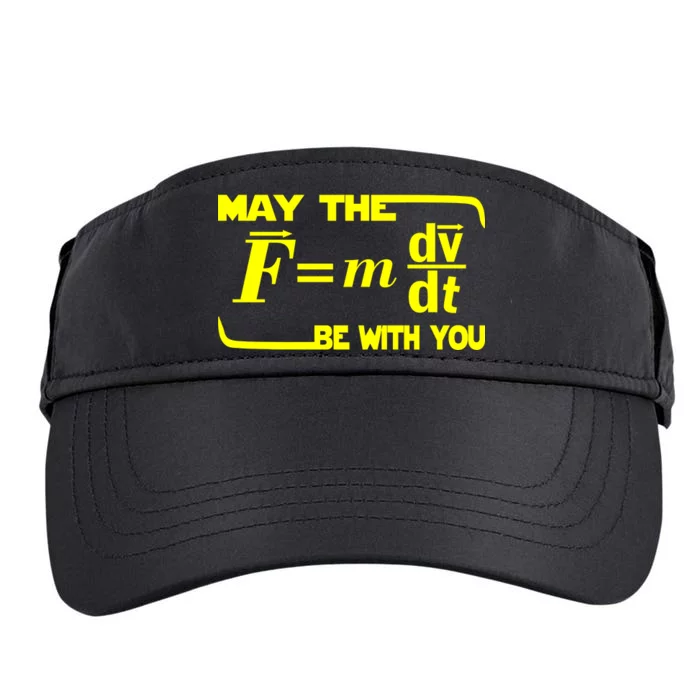 May The (F=mdv/dt) Be With You Physics Adult Drive Performance Visor