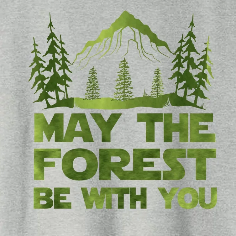 May The Forest Be With You Women's Crop Top Tee