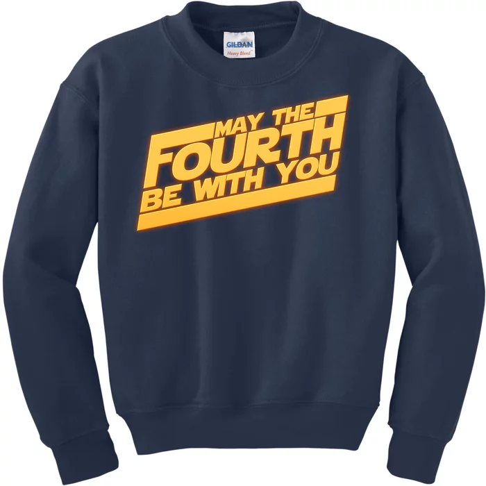 May The Fourth Be With You May 4th Kids Sweatshirt