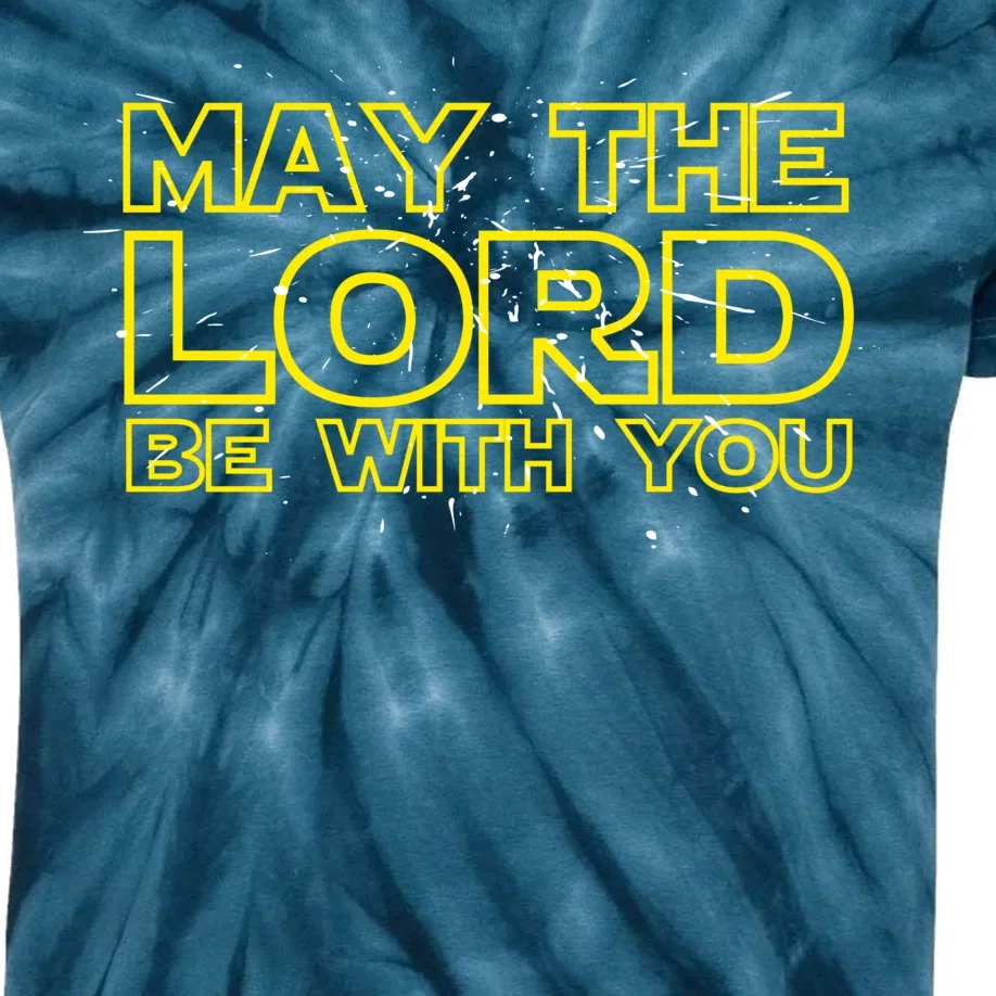 May The Lord Be With You Kids Tie-Dye T-Shirt