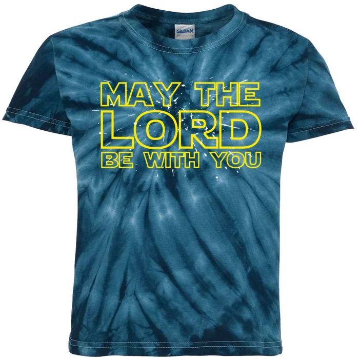 May The Lord Be With You Kids Tie-Dye T-Shirt