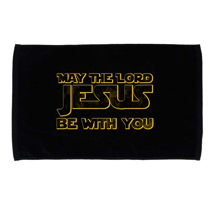 May The Lord Jesus Be With You Microfiber Hand Towel