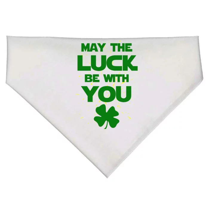 May The Luck Be With You Irish Parody USA-Made Doggie Bandana