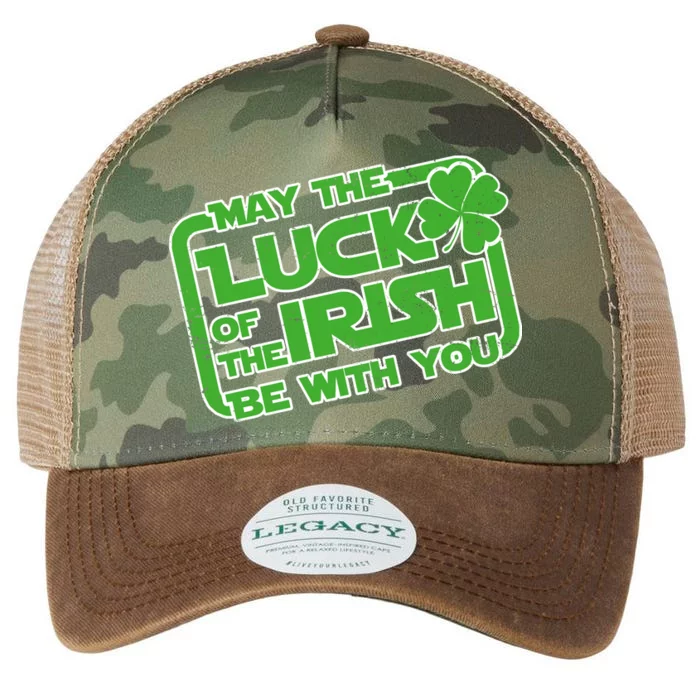 May The Luck Of The Irish Be With You Legacy Tie Dye Trucker Hat