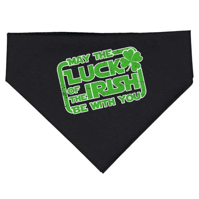 May The Luck Of The Irish Be With You USA-Made Doggie Bandana