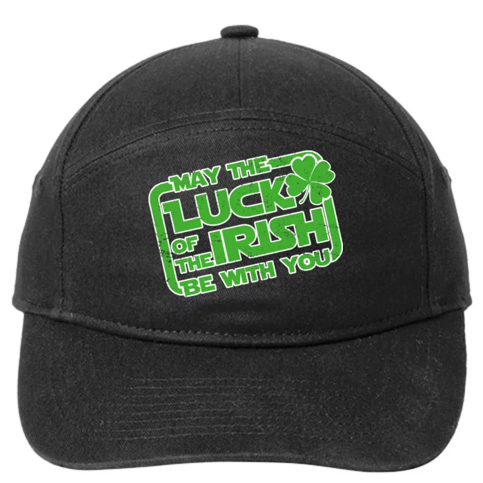 May The Luck Of The Irish Be With You 7-Panel Snapback Hat