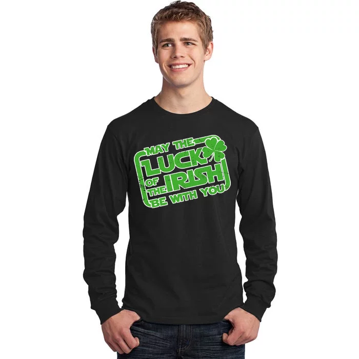 May The Luck Of The Irish Be With You Tall Long Sleeve T-Shirt