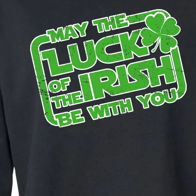 May The Luck Of The Irish Be With You Cropped Pullover Crew