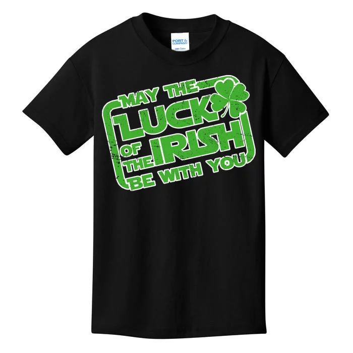 May The Luck Of The Irish Be With You Kids T-Shirt