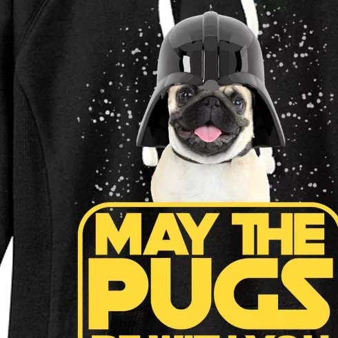 May The Pugs Be With You Women's Fleece Hoodie