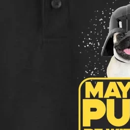 May The Pugs Be With You Dry Zone Grid Performance Polo