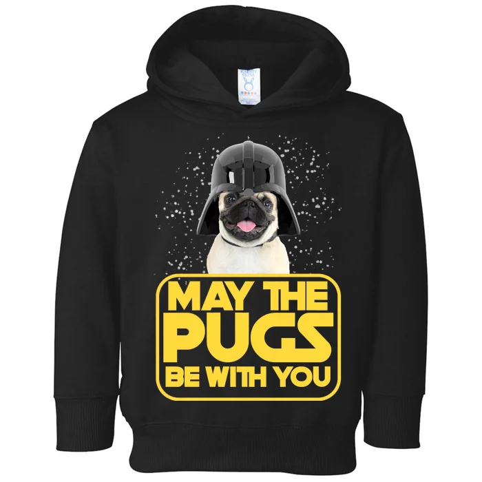 May The Pugs Be With You Toddler Hoodie