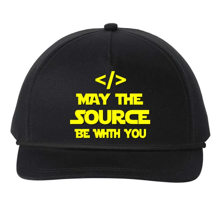 May The Source Be With You Snapback Five-Panel Rope Hat