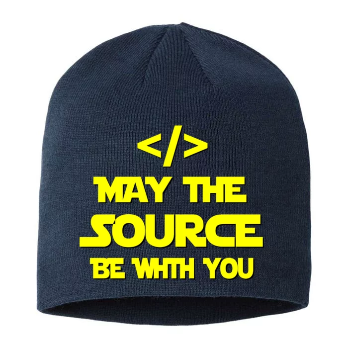 May The Source Be With You 8 1/2in Sustainable Knit Beanie