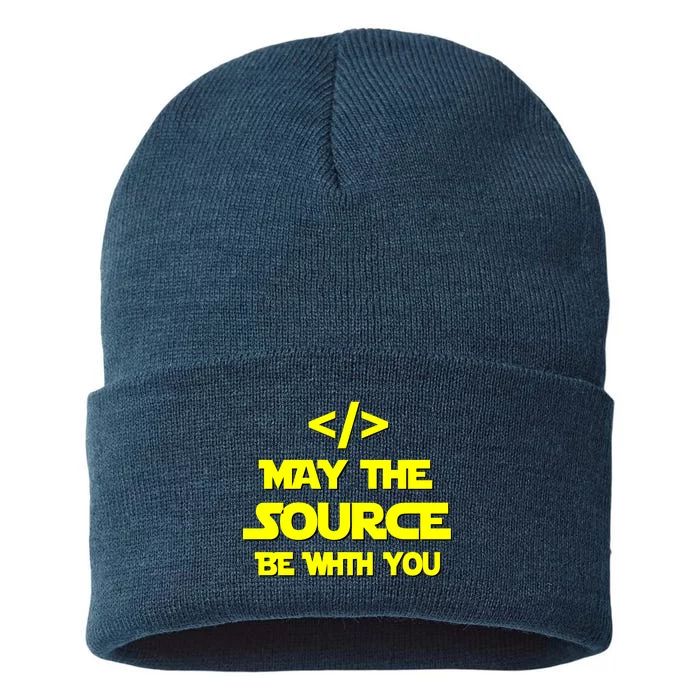 May The Source Be With You Sustainable Knit Beanie