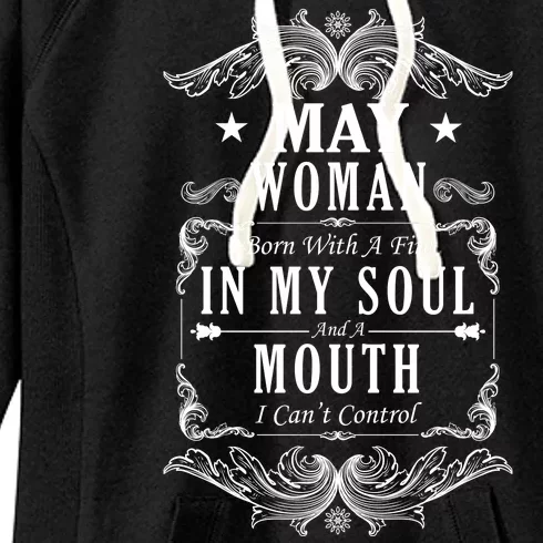 May Woman Funny Birthday Women's Fleece Hoodie