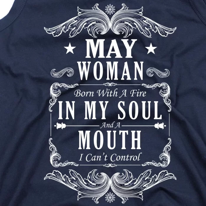 May Woman Funny Birthday Tank Top