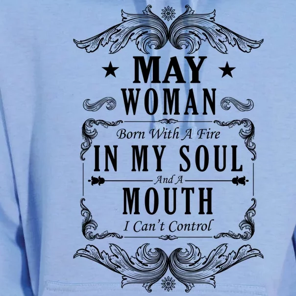 May Woman Funny Birthday Unisex Surf Hoodie