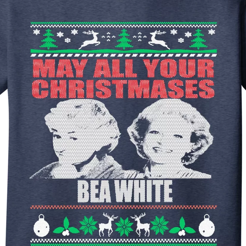 May All Your Christmases Bea White T-Shirt