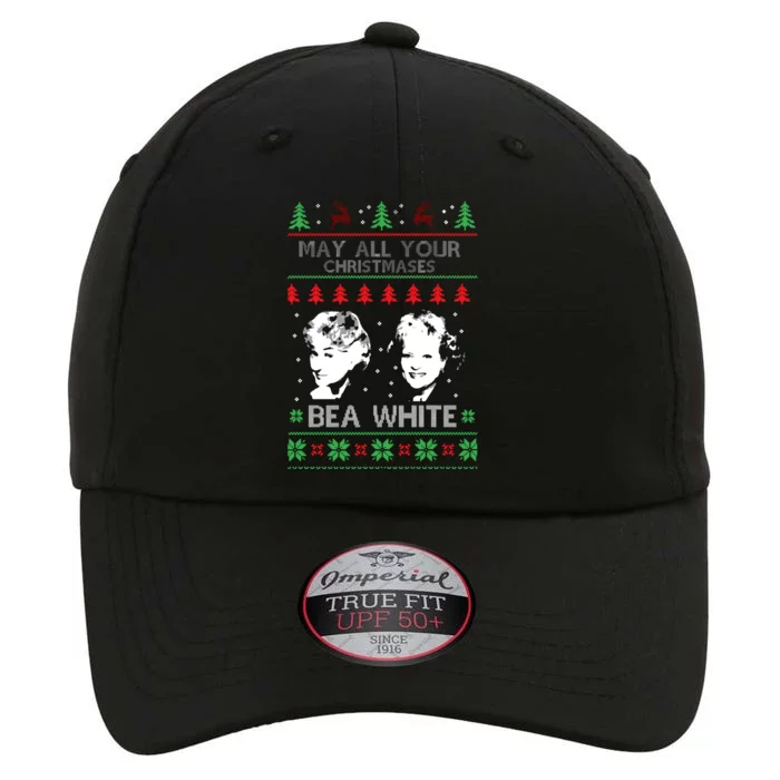 May All Your Christmases Bea White Funny Holiday Festive The Original Performance Cap