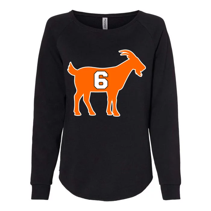 Mayfield Goat Cleveland, Ohio Football Womens California Wash Sweatshirt